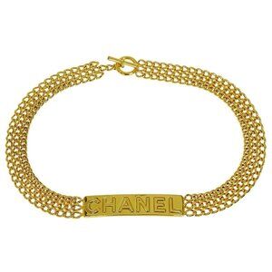 Chanel Chain Belt Gold Small Good 96P 154657